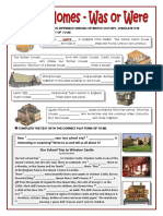 British Homes Was or Were+Worksheet