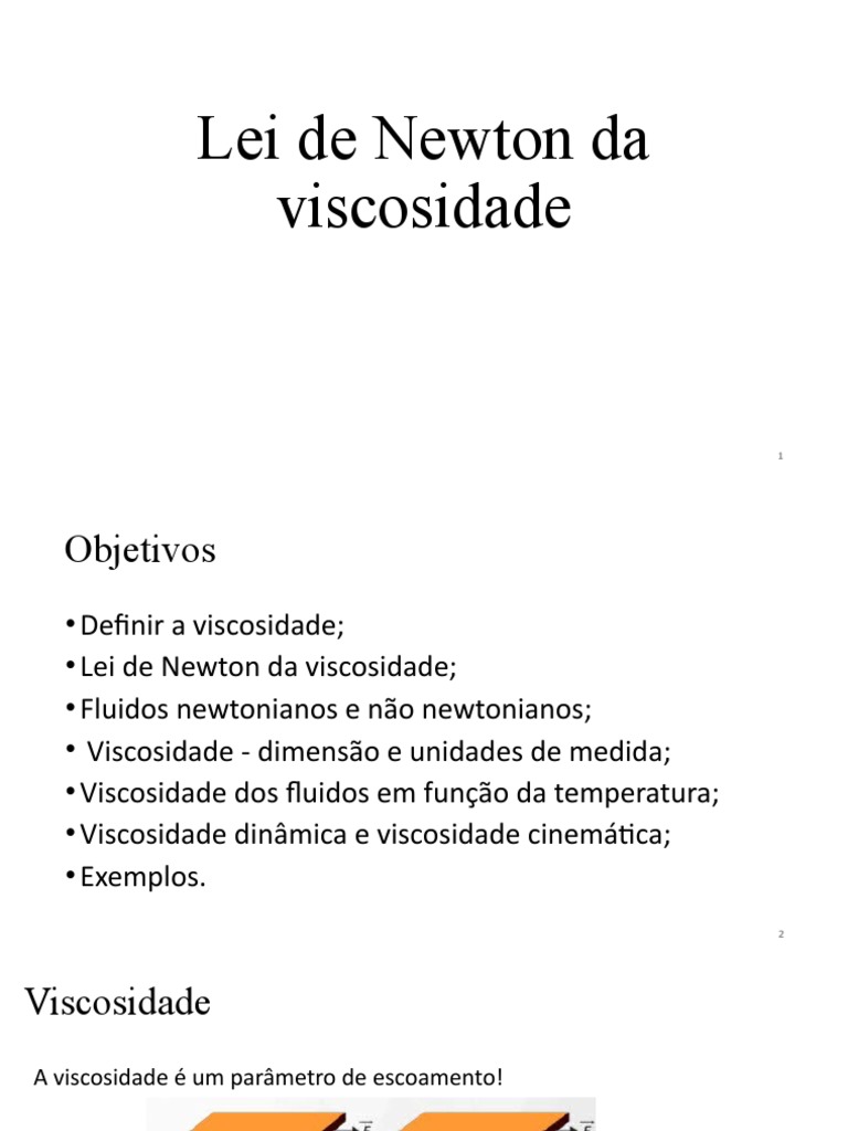 4 Lei de Newton Da Viscosidade | PDF