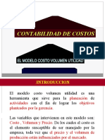 Modelo costo volumen utilidad: análisis de punto de equilibrio en