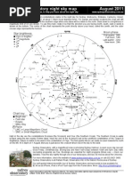 Download August 2011 night sky map by Powerhouse Museum SN59264478 doc pdf