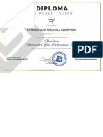 PATRICK LUIS TENCERA ELESPURU OFIMATICA 8211 MICROSOFT OFFICE 2019 Diploma de Ofimatica 2019 Camara Latinoamericana de Comercio