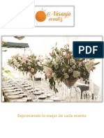 Paquetes Bodas Naranja Eventos Gestión 2021