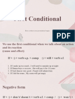 first conditional