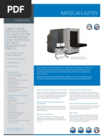 Rapiscan 632DV Datasheet | PDF | Cargo | Transportation Security ...