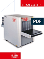 FEP ME 640 LP X-ray Inspection Machine Technical Specs