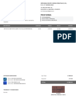 Proforma: Servimas Grupo Vision Creativa E.I.R.L