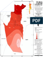 Distribución de la temperatura anual en la CDMX