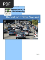Download Report on Traffic Volume Study by Tahmidul Islam Farabi SN59266481 doc pdf