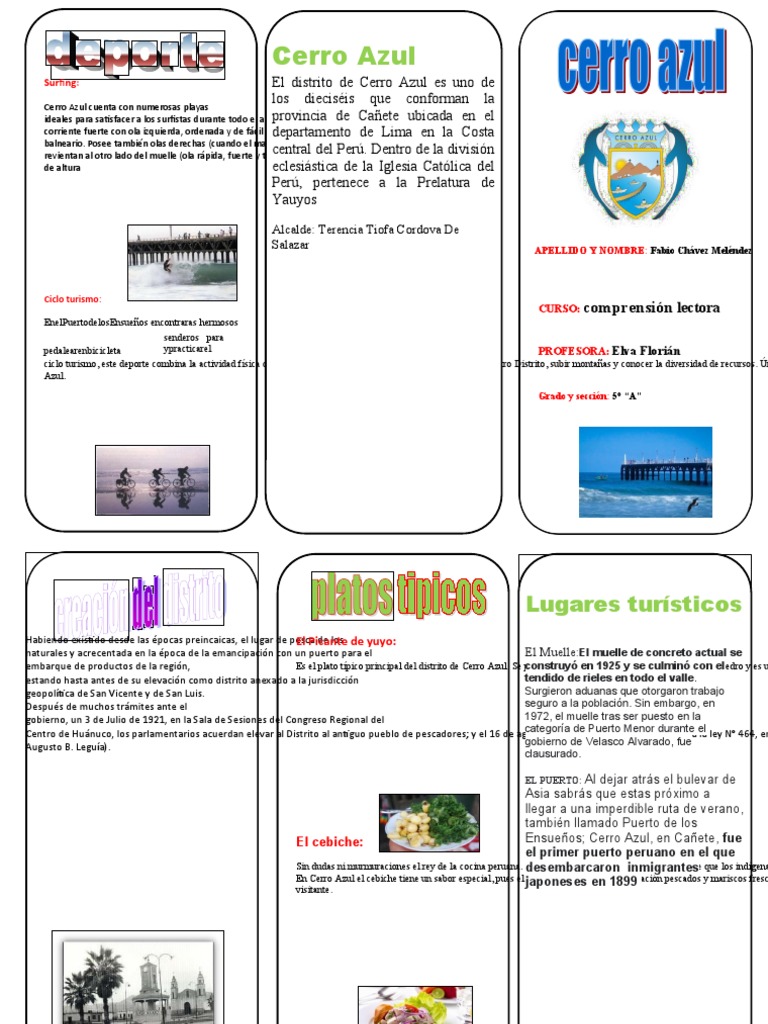 Triptico de Cerro Azul PDF