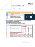 How To Import BQ From Excel