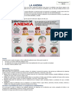 LA ANEMIA - 1ro y 2do CyT