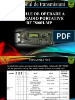 Moduri de Operare RF 7800h-mp
