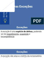 DPT Exceções