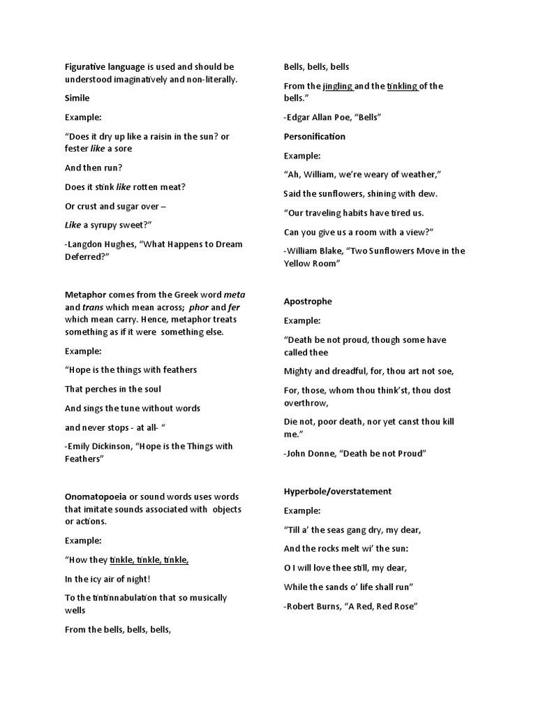 Understanding Figurative Language | PDF | Poetic Devices | Linguistics
