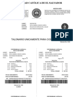 Talonario Unicamente para Ciclo: Ii-2022: Nuestra Misión Nuestra Visión