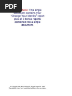 Download Change Your Identity by Jacqueline Triplett SN59267675 doc pdf