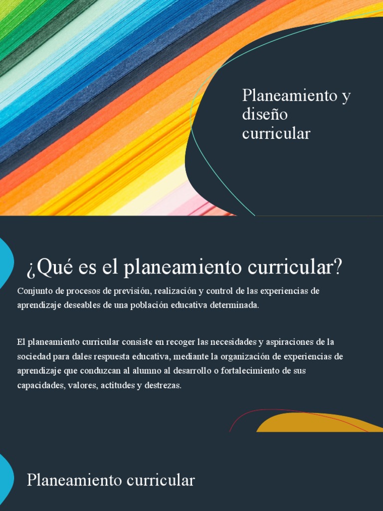 Planeamiento y Diseño Curricular 2005 | PDF | Plan de estudios ...