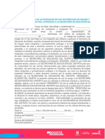 Anexo 6. Documento de Autorización de Uso de Derechos de Imagen y de Propiedad Intelectual Otorgado A La SED