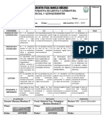 Evaluación Lengua y Literatura 1° Parcial