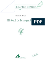 El ABC de La Pragmática. Reyes, G