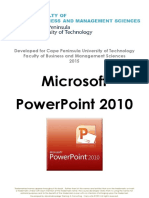 CPUT PowerPoint 2010 5