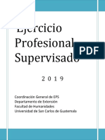 Guía para el Ejercicio Profesional Supervisado (EPS