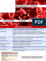 Anemia Megaloblástica Y Aplásica: David Félix Gallegos 7mo Semestre Dra. Patricia Ulloa Patiño
