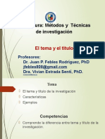 C-6 Tema y Título de la investigación