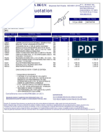 Cotización de equipo médico