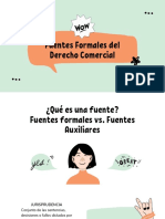 Fuentes Formales Del Derecho Comercial