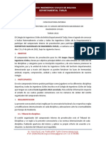 CONVOCATORIA INTERNA PARA LOS VII JUEGOS NACIONALES DE INGENIEROS CIVILES 2022