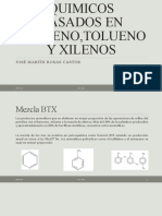 Productos derivados del benceno, tolueno y xilenos (BTX