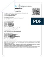 Actividades Esenciales: NO Autorizado Transporte Publico