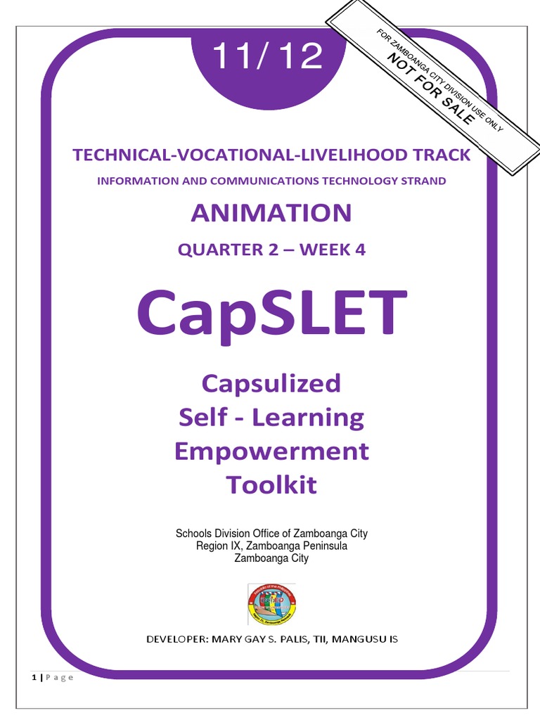 TVL-CapsLET - ANIMATION - Week4 - PALIS | PDF | Adobe Flash | Cursor ...