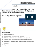 Tema 3 - Especificaciones y Limitaciones de Operación