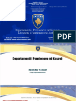 Ministria e Financave - Departamenti I Pensioneve - Divizioni I Jashtem Prezentimi Prezentim