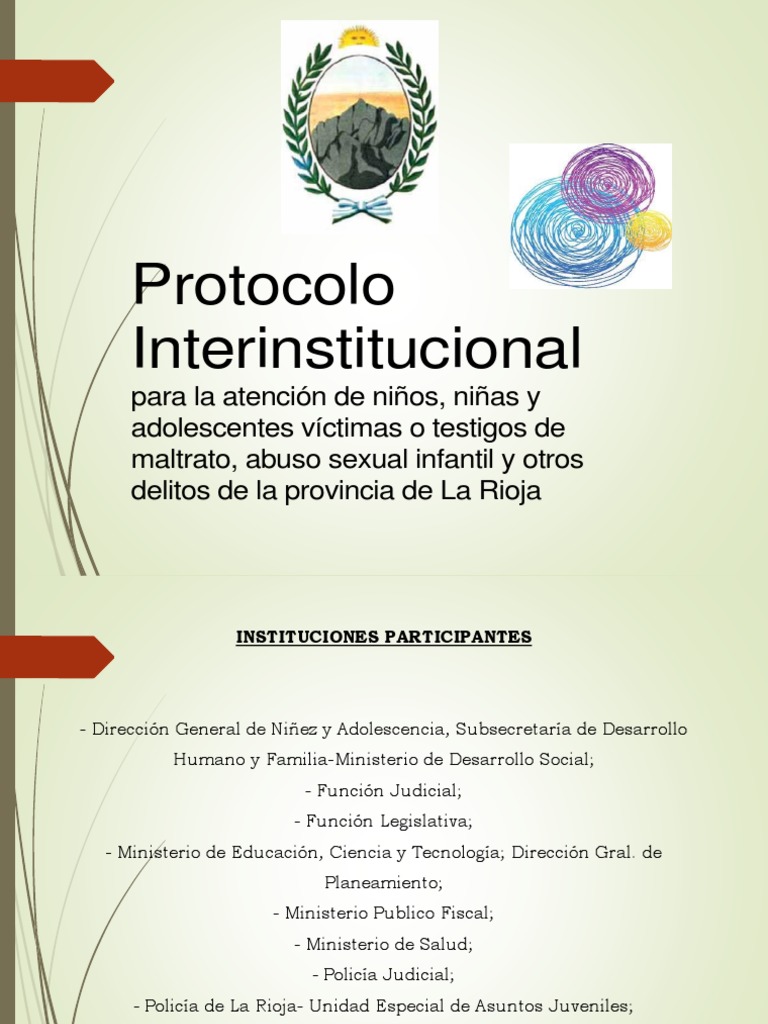 Protocolo de Atención a Víctimas de Maltrato Infantil | PDF | Abuso ...