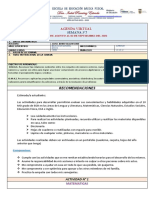 Agenda Matematicas Semana 7 Decimos A-B-C