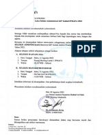 Pengumunan Lolos Administrasi KIP IPMAFA 2022