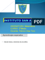 2Â°M MatemÃ¡tica PPT 8 Esferas P.DÃ_az 2022