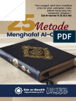 25 Metode Menghafal Al-Quran Terbaik by Tim Penyusun