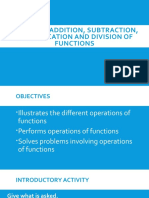 3 Operations of Functions