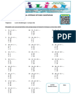 Operasi Hitung Campuran Level 2D Bilangan 1 Sampai 20 Pilihan Ganda