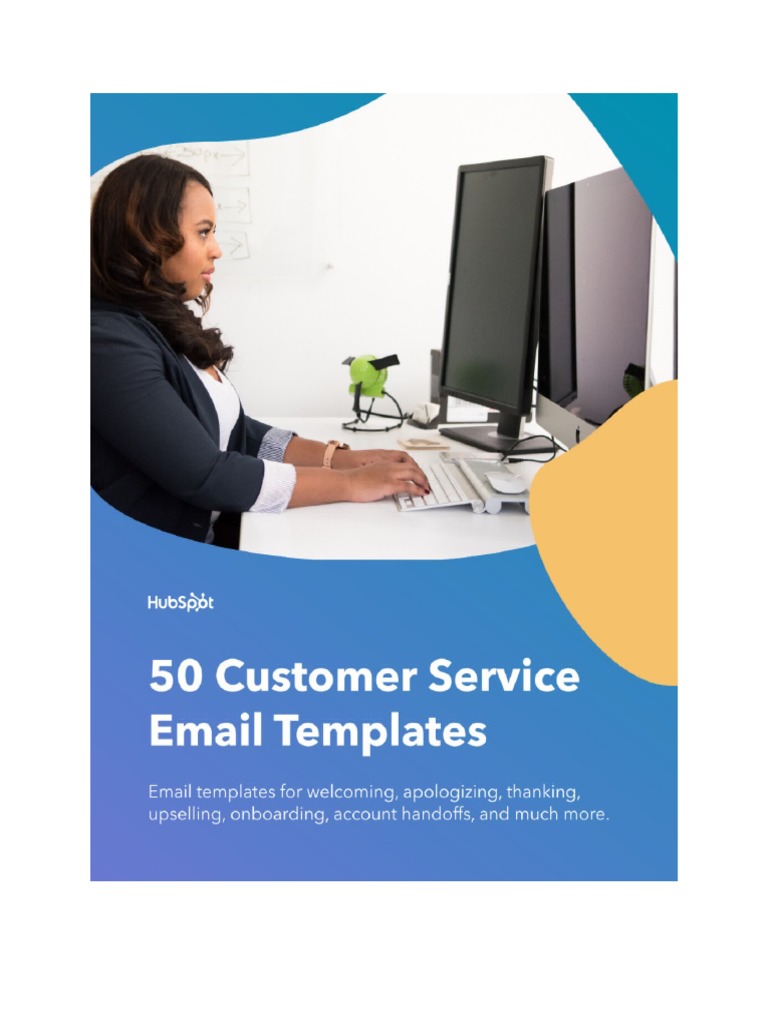 50 Customer Service Email Templates Download Free PDF Linked In