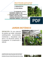 CUIDADO Y CONCERVACION DE LAS PLANTAS MEDIANTE EL JARDIN BOTANICO
