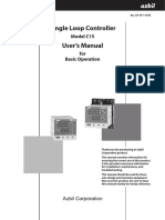 Single Loop Controller User's Manual: Model C15