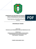 Spesifikasi Teknis SMA 1 Tekarang