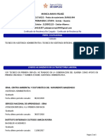 Certificado de Residencia No Cargado - Certificado de Residencia No Validado