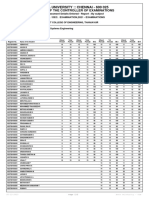 Anna University Control Systems Engineering Exam Results