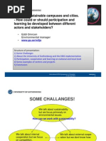 E. Omrcen_University of Gothenburg_Creating Sustainable Campuses and Cities